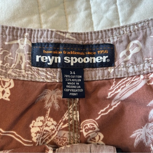 Reyn Spooner Hawaiian Men’s Swim Trunks Board Shorts. Size 34. - Picture 8 of 11